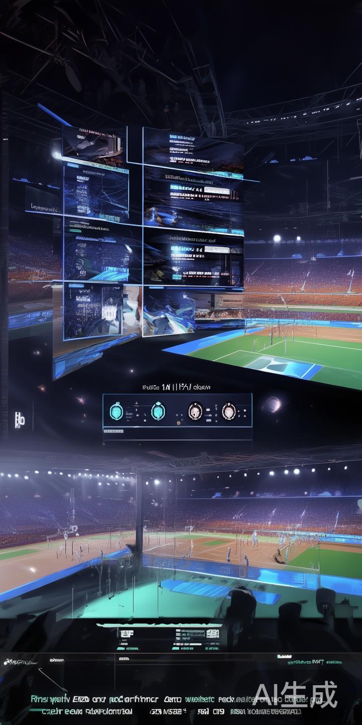 此外，平台还提供多角度、多画面切换的直播视角，配合